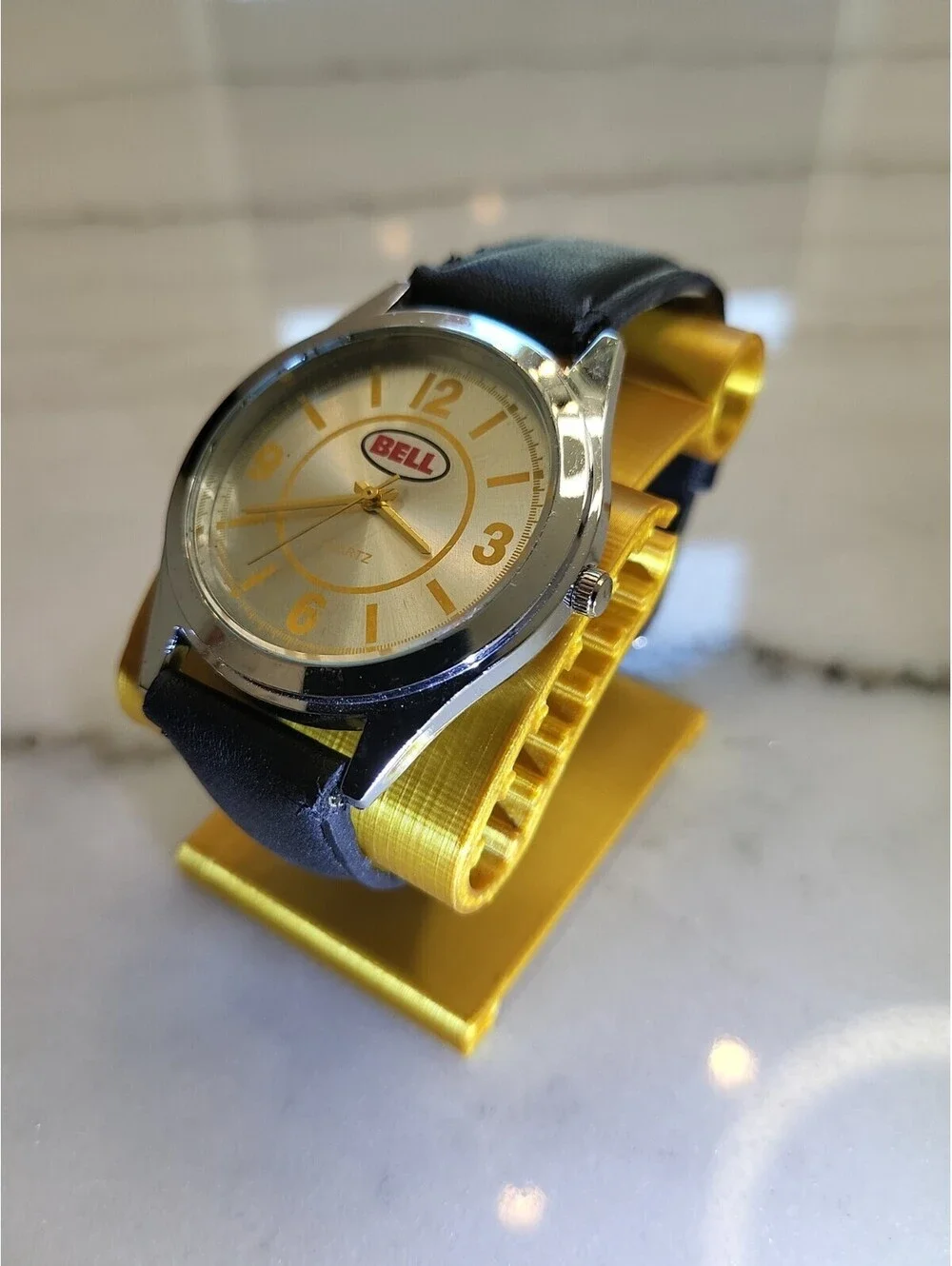 Men's Quartz Watch Working New Battery Motorcycle 40mm Bell Helmets Racing Works